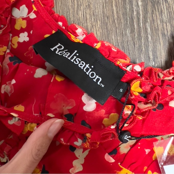 💔sold 💔 Realisation Par long red dress size S NWT - Picture 5 of 5